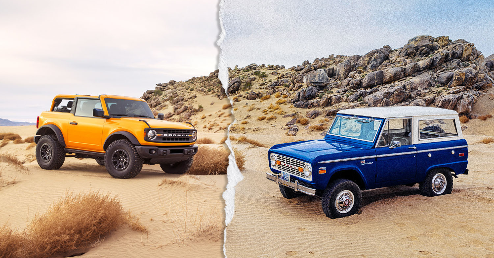 Classic Ford Bronco vs New Bronco - Auto Market Watch